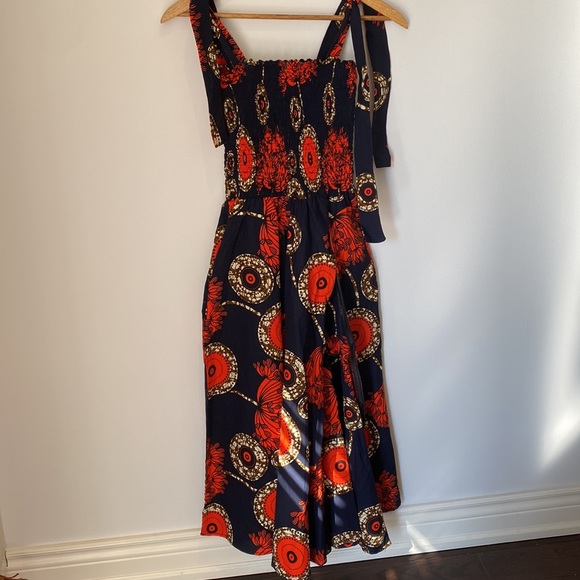 NWT Moscope African print midi dress, S/M - Picture 2 of 9